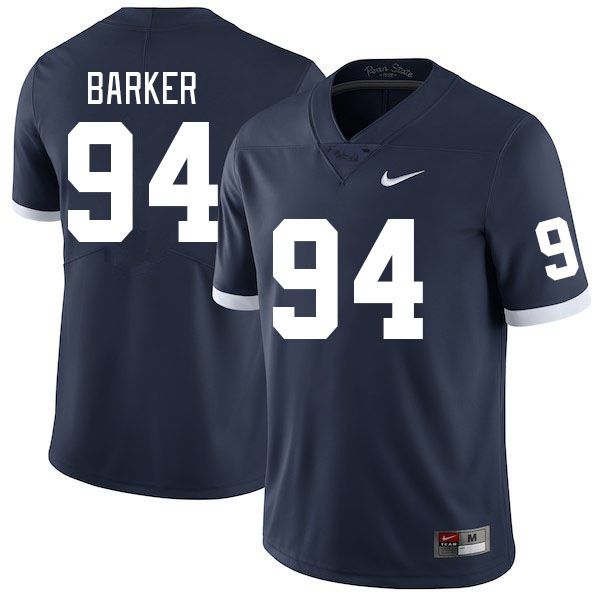 Men #94 Ryan Barker Penn State Nittany Lions College Football Jerseys Stitched Sale-Retro - Click Image to Close